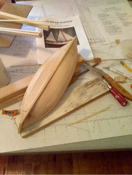 carved over planking