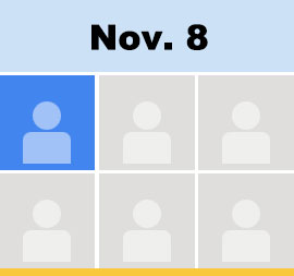 nov 8 calendar to click